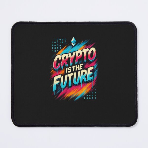 Item preview, Crypto is the Future - Bold Neon Crypto Text Design for Traders designed and sold by Crypto_Store.