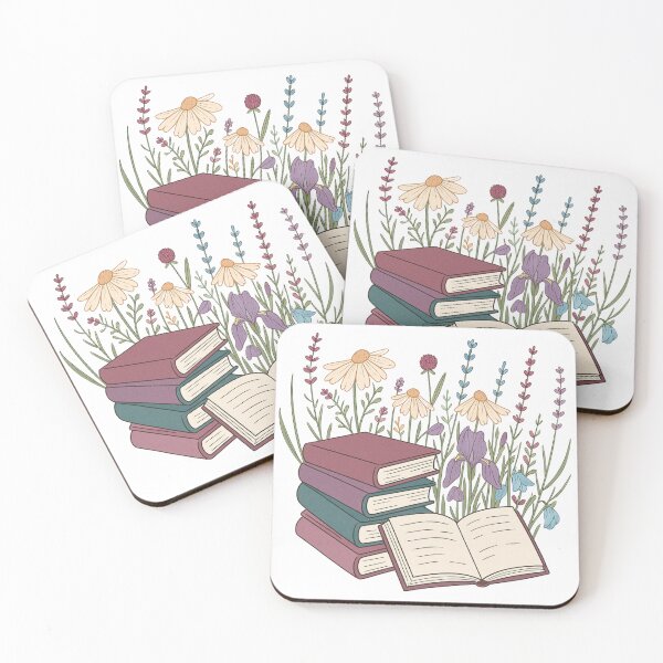 Item preview, Floral Book Lover Art - Ideal for Readers and Nature Lovers designed and sold by BeaconMarketing.