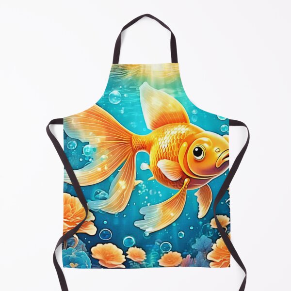 Item preview, Underwater Goldfish Art designed and sold by Health And Fitness Posts e-Store.