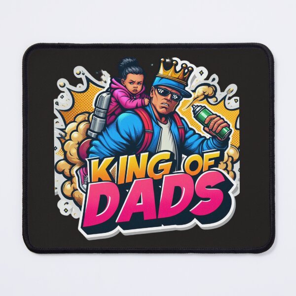Item preview, Trending Now Design:King of Dads (with crown) Spring Vibes Reloaded-Viral Drop 2025 designed and sold by Imaginarium of Chaos falcon88 .