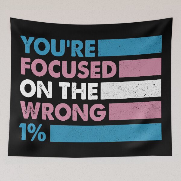 Item preview, You're Focused On The Wrong 1% designed and sold by kjanedesigns.