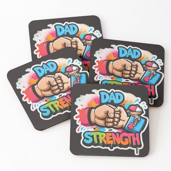 Item preview, Trending Now Design:Dad = Strength (fist bump) Spring  Vibes Reloaded-Viral Drop 2025 designed and sold by Imaginarium of Chaos falcon88 .