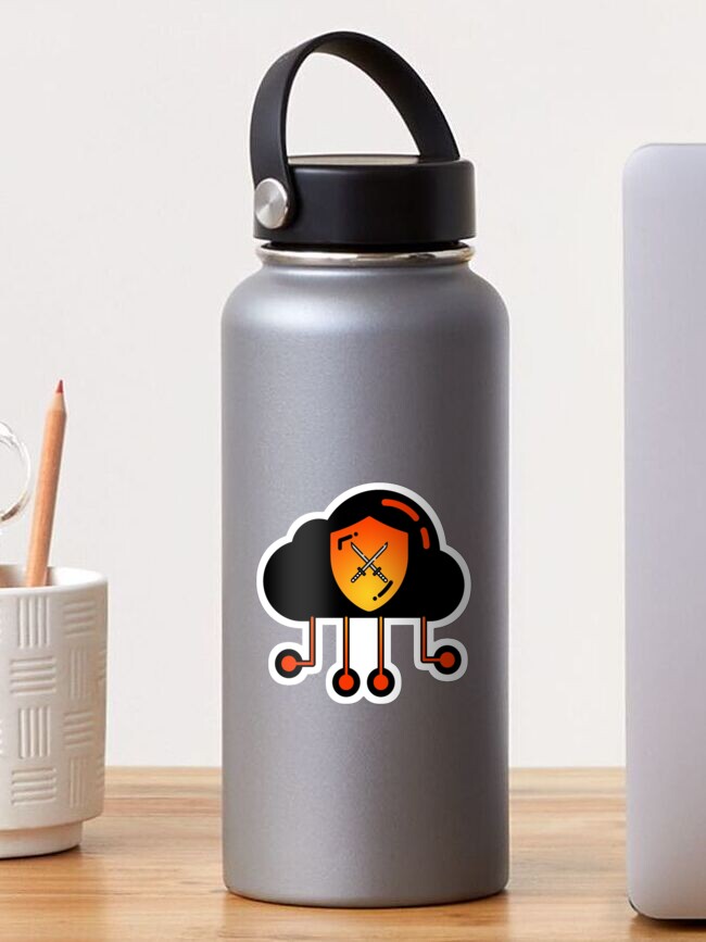 Thumbnail 1 of 3, Sticker, Cloud Village SF Sunburst Logo Colorway designed and sold by Cloud-Village.