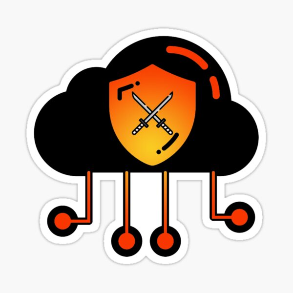 Cloud Village SF Sunburst Logo Colorway Sticker