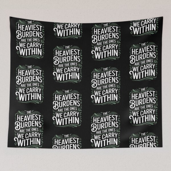 Item preview, The Heaviest Burdens Are The Ones We Carry Within designed and sold by AniArtPL.