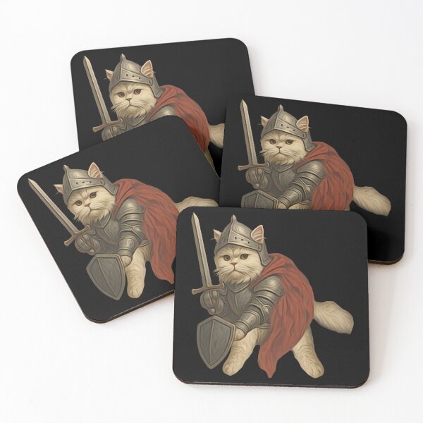 Item preview, Medieval Knight Cat 1 designed and sold by Cyberomiz.