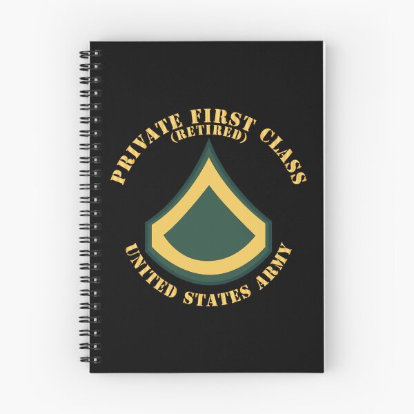 Item preview, Army - Private First Class - PFC - Retired - Flat X 300 designed and sold by Military Insignia Products.