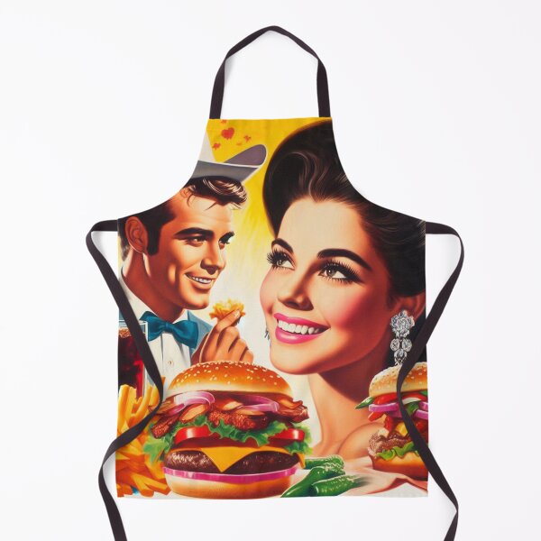 Item preview, Burger Pin-up designed and sold by PulpVintage.