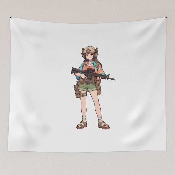 Item preview, Tactical Girl designed and sold by RAWLIFEGRAPHIC.