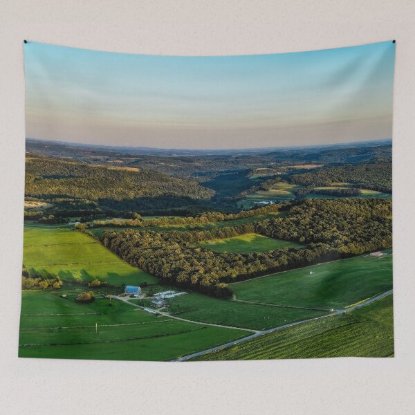 Item preview, Aloft in an Ultralight Over New Bethelem, Pennsylvania designed and sold by Kay Brewer.