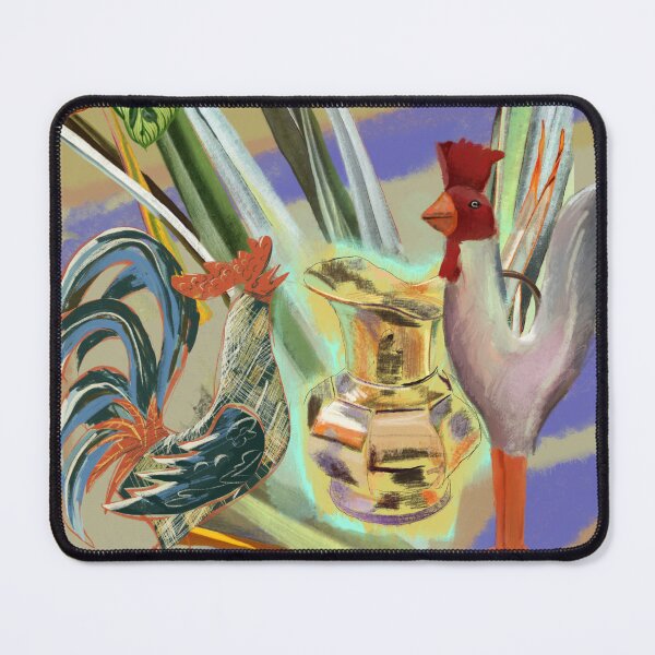 Item preview, Rooster crowing over jar designed and sold by CamiloToro.