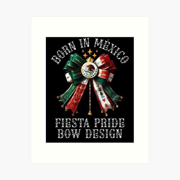 Aperçu de l'œuvre Né au Mexique – Conception de nœud Fiesta Pride créée et vendue par Fragy72.