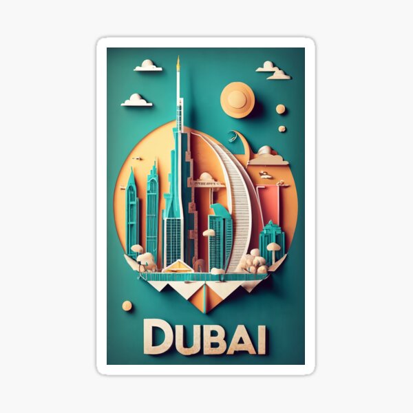 Item preview, Dubai UAE Digital Art Project designed and sold by emaga.