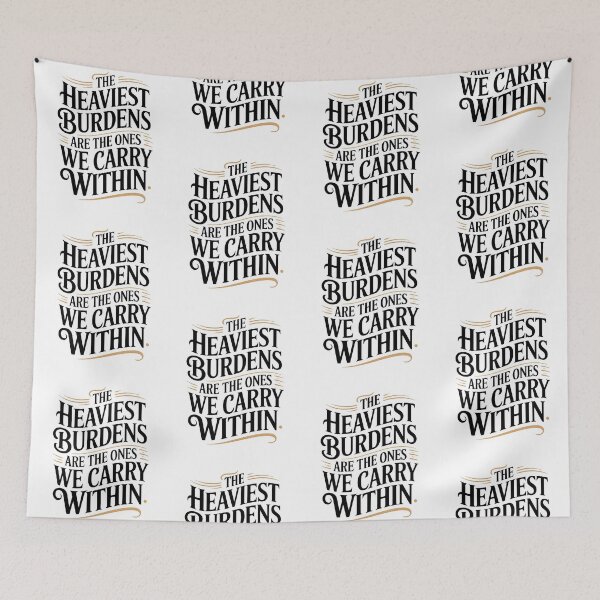 Item preview, The Heaviest Burdens Are The Ones We Carry Within designed and sold by AniArtPL.