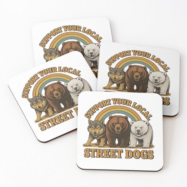 Item preview, Support Your Local Street Dogs – Wild, Fierce & Loyal designed and sold by Tonsala.