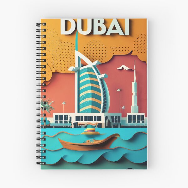 Item preview, Dubai Desert and City - UAE Wall Art designed and sold by Emaga Digital Studio.