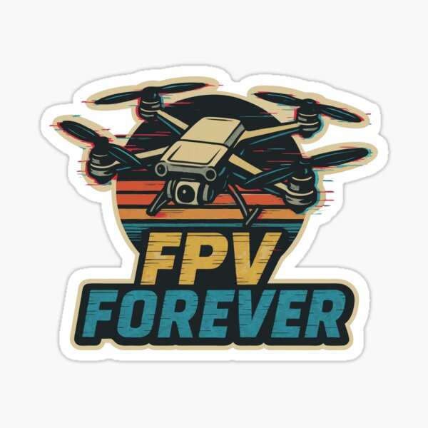 Item preview, Retro FPV Drone – Forever Flying designed and sold by Dago345.