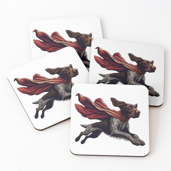 Item preview, Super Dog German Wirehaired Pointer DD Gift designed and sold by Pineapple-Tree.