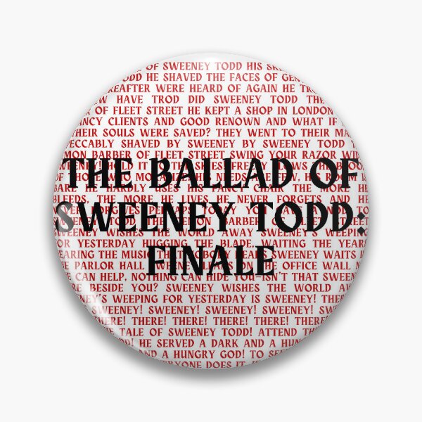 Item preview, Sweeney Todd lyrics designed and sold by broadwaygirl142.