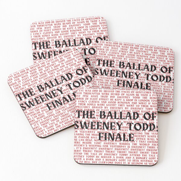 Item preview, Sweeney Todd lyrics designed and sold by broadwaygirl142.
