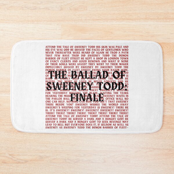 Item preview, Sweeney Todd lyrics designed and sold by broadwaygirl142.