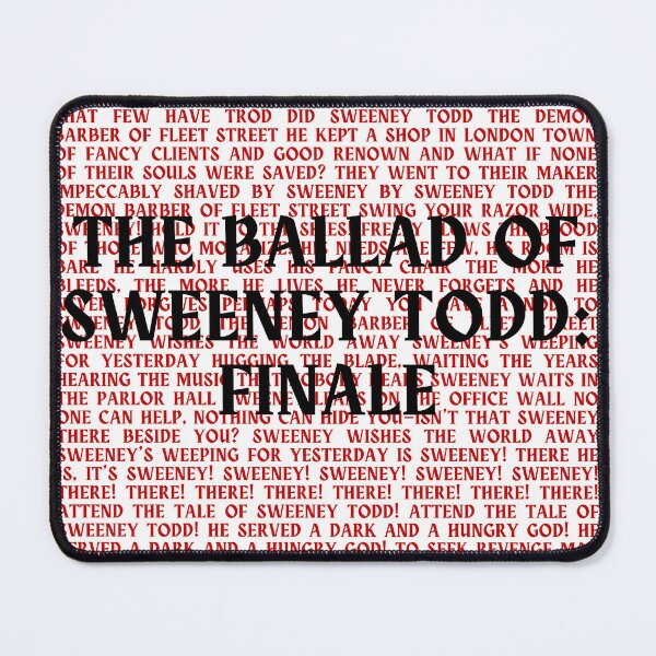 Item preview, Sweeney Todd lyrics designed and sold by broadwaygirl142.
