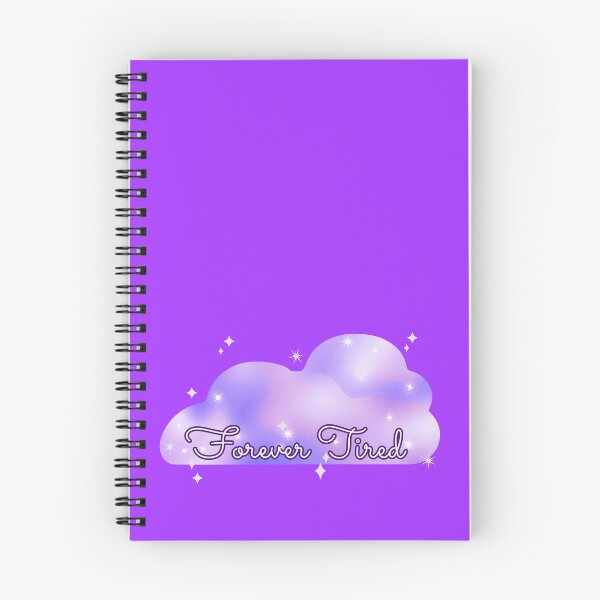 Item preview, Forever Tired – Rainbow Cloud Aesthetic Design for Exhausted Millennials & Spoonies (Pretty Purples) designed and sold by thistledewcraft.