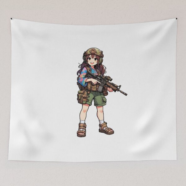 Item preview, Tactical Girl designed and sold by RAWLIFEGRAPHIC.