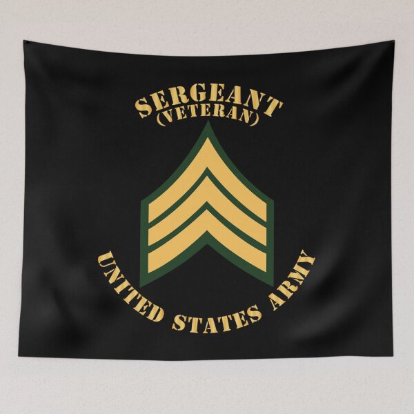 Artikelvorschau, Armee - Sergeant - SGT - Veteran - Flach X 300 entworfen und verkauft von Military Insignia Products.