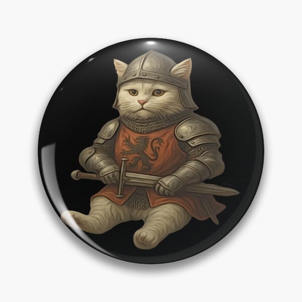 Item preview, Medieval Knight Cat 2 designed and sold by Cyberomiz.
