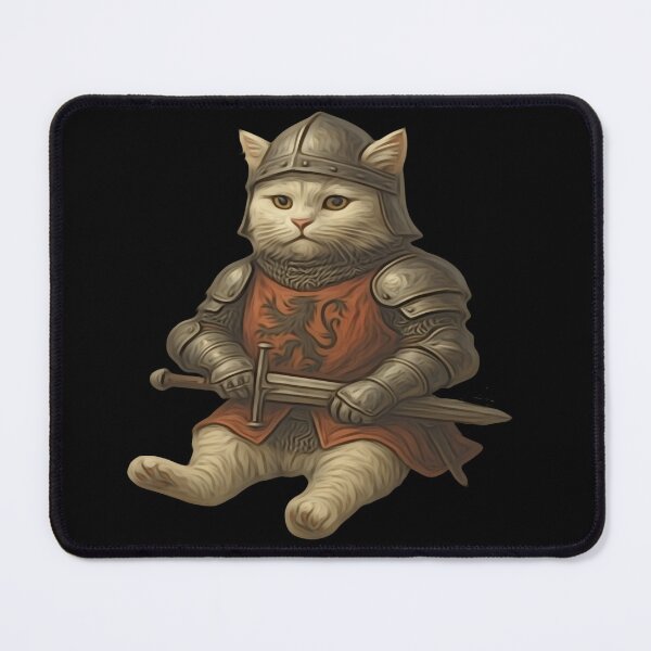 Item preview, Medieval Knight Cat 2 designed and sold by Cyberomiz.