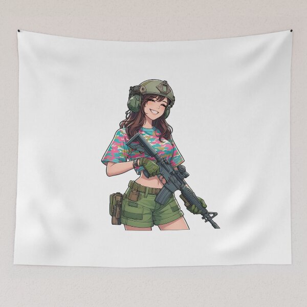 Item preview, Tactical Girl designed and sold by RAWLIFEGRAPHIC.