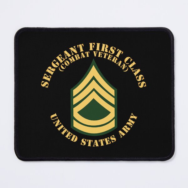 Item preview, Army - Sergeant First Class - SFC - Combat Veteran - Flat X 300 designed and sold by Military Insignia Products.