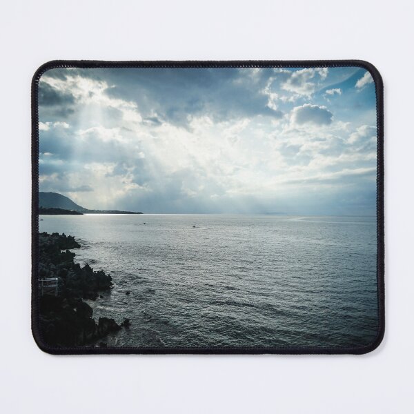 Item preview, Crepuscular Rays, Lungomare Cefalù, Cefalù, Sicily, Italy designed and sold by Douglas E. Welch Design and Photography.