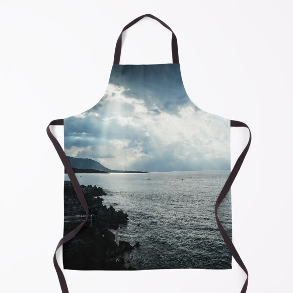 Item preview, Crepuscular Rays, Lungomare Cefalù, Cefalù, Sicily, Italy designed and sold by Douglas E. Welch Design and Photography.