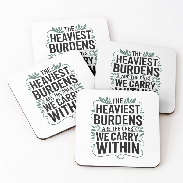 Item preview, The Heaviest Burdens Are The Ones We Carry Within designed and sold by AniArtPL.