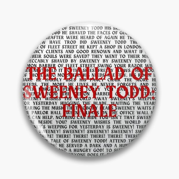 Item preview, Sweeney Todd lyrics designed and sold by broadwaygirl142.