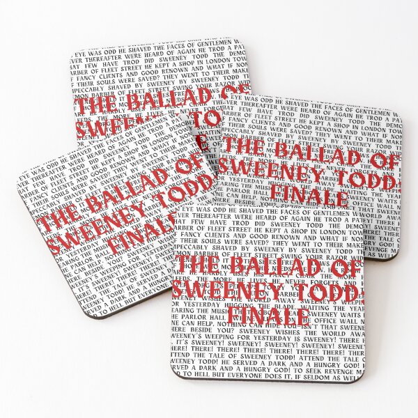 Item preview, Sweeney Todd lyrics designed and sold by broadwaygirl142.