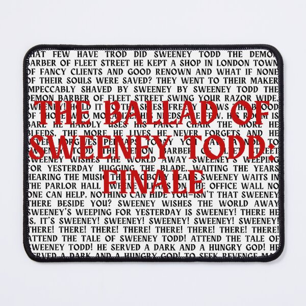 Item preview, Sweeney Todd lyrics designed and sold by broadwaygirl142.