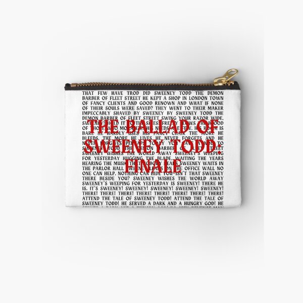 Item preview, Sweeney Todd lyrics designed and sold by broadwaygirl142.