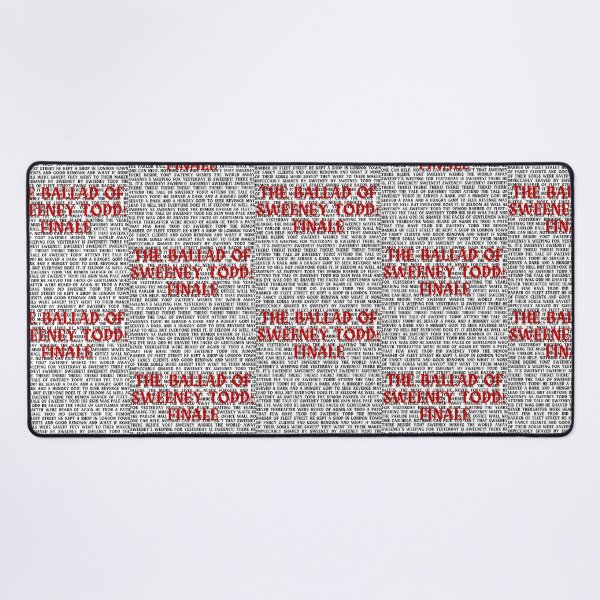 Item preview, Sweeney Todd lyrics designed and sold by broadwaygirl142.