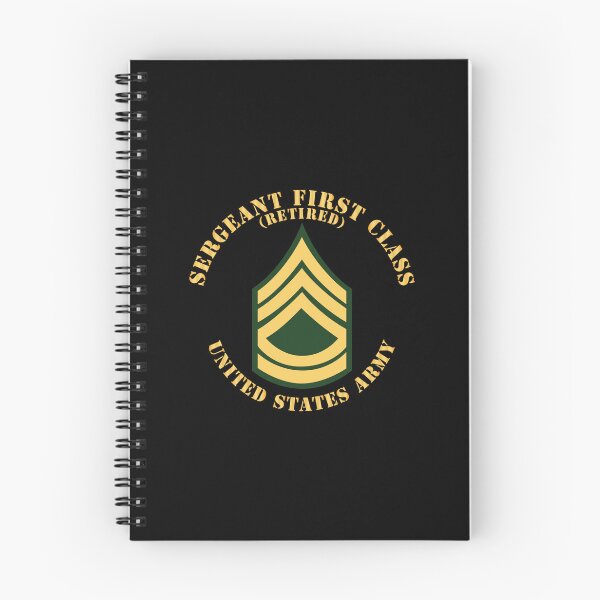 Item preview, Army - Sergeant First Class - SFC - Retired - Flat X 300 designed and sold by Military Insignia Products.