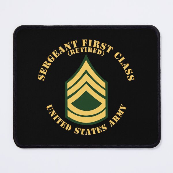 Item preview, Army - Sergeant First Class - SFC - Retired - Flat X 300 designed and sold by Military Insignia Products.