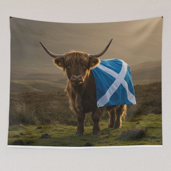 Item preview, Highland cow scenic view  designed and sold by Md1982.