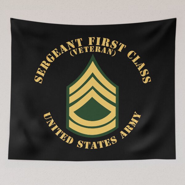 Item preview, Army - Sergeant First Class - SFC - Veteran - Flat X 300 designed and sold by Military Insignia Products.