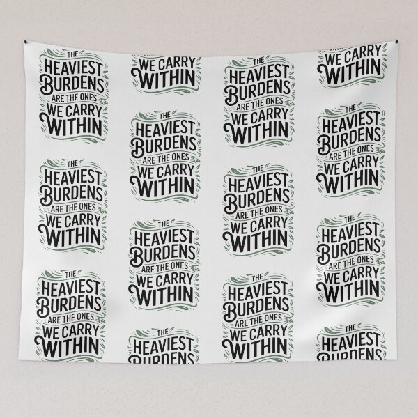 Item preview, The Heaviest Burdens Are The Ones We Carry Within designed and sold by AniArtPL.