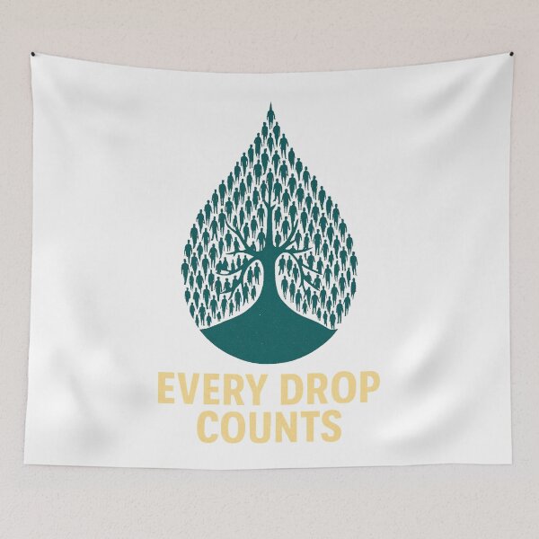 Item preview, Every Drop Counts designed and sold by Mjonkey.