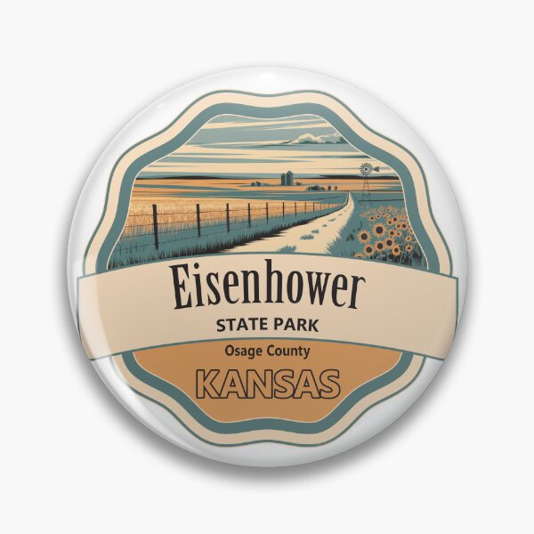 Item preview, Eisenhower State Park, Osage County, Kansas designed and sold by Wanderful-roads.