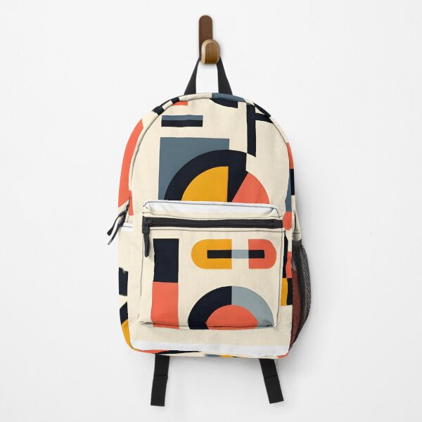 Item preview, Geometric Cubism Abstract Colorful bicycle art. Bauhaus inpired. designed and sold by Pedal Canvas.