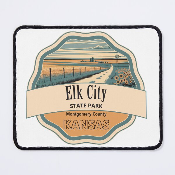 Item preview, Elk City State Park, Montgomery County, Kansas designed and sold by Wanderful-roads.